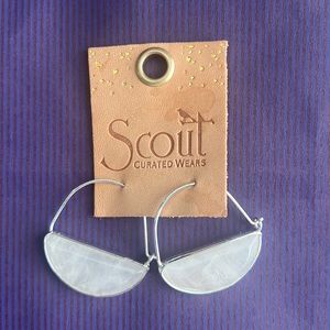 Rose quartz earrings